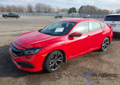 2019 Honda Civic Sport from USA, damaged, VIN 2HGFC2F80KH527868